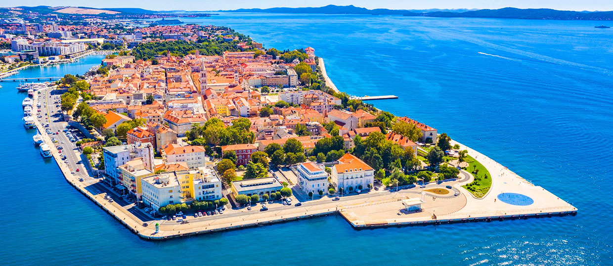 Old Town of Zadar on the Adriatic – popular destination during a Dalmatia holiday